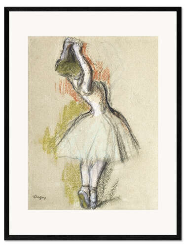 Impresión de arte enmarcada Danseuse Debout