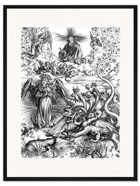 Gerahmter Kunstdruck Die Apokalyptische Frau oder die Frau mit der Sonne bekleidet