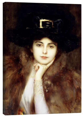 Obraz na płótnie Portrait of an Elegant Lady