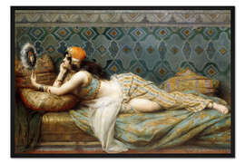 Gerahmter Kunstdruck Odalisque