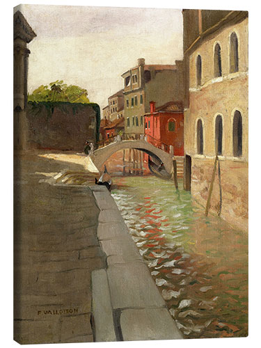 Canvas print Rio della Salute, Venice