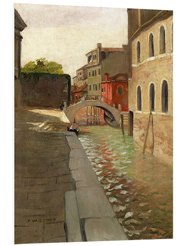 Foam board print Rio della Salute, Venice