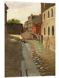 Foam board print Rio della Salute, Venice