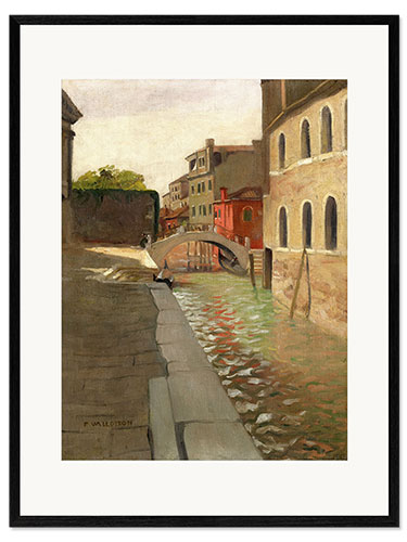 Framed art print Rio della Salute, Venice