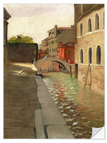 Selvklebende plakat Rio della Salute, Venice