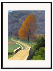 Framed art print Bridge over the Beal