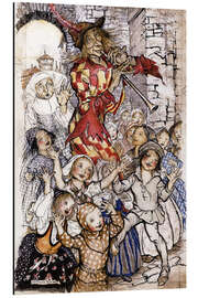 Magnettafel Der Rattenfänger und die Kinder