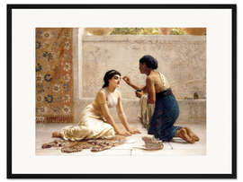 Gerahmter Kunstdruck Eine alte Gewohnheit