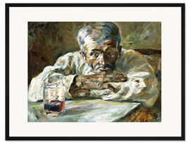 Gerahmter Kunstdruck Der Alkoholiker, Vater Mathias