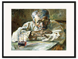 Ingelijste kunstdruk The Alcoholic, Father Mathias
