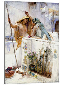 Magnettafel Die Nachbarn, Terrassen von Algier