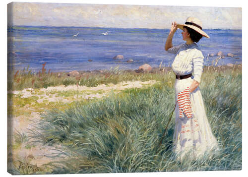 Canvas print Looking out to Sea