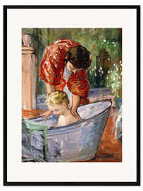 Impresión de arte enmarcada The Bath