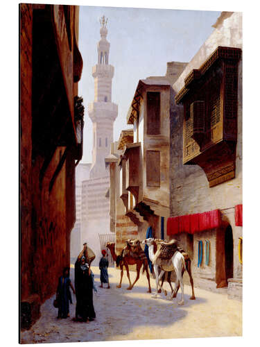 Alubild Eine Straße in Kairo