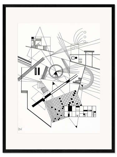 Impresión de arte enmarcada Sin título, 1925