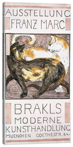 Canvastavla Two Cats, utställningsposter