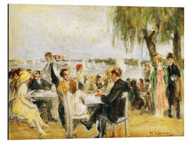 Magnettafel Gartencafe an der Elbe