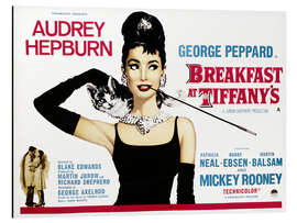 Quadro em alumínio Breakfast at Tiffany's