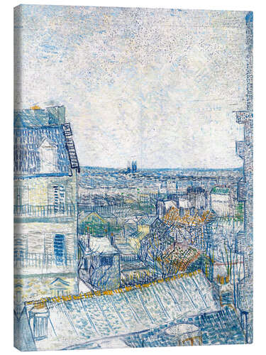 Canvastavla View from the Artist's Window, Rue Lapic