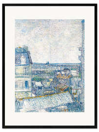 Framed art print View from the Artist's Window, Rue Lapic