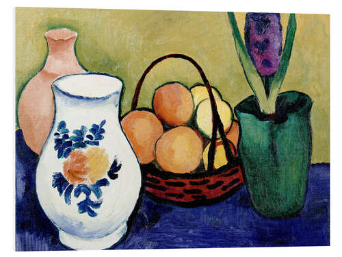 Obraz na PCV The White Jug with Flower and Fruit