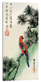 Gallery print Pine and parakeet