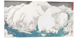 Foam board print Mountains and Rivers of Kiso