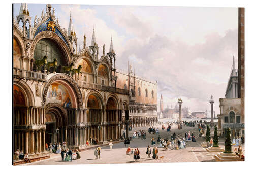 Aluminium print The Basilica di San Marco and the Doge's Palace in Venice