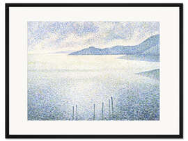 Gerahmter Kunstdruck Küstenszene