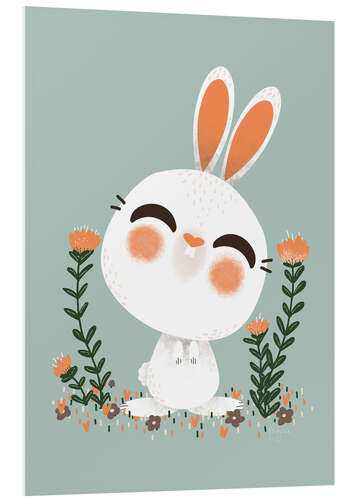 Foam board print Animal Friends - The hare