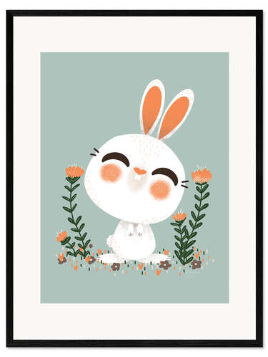 Framed art print Animal Friends - The hare