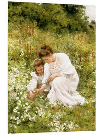 Foam board print When picking daisies