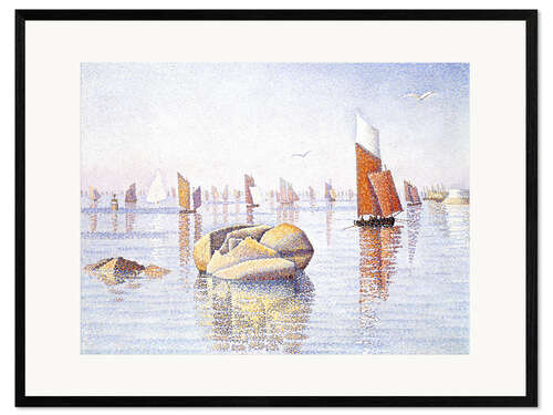 Framed art print Concarneau, quiet morning