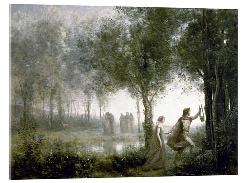 Quadro em acrílico Orpheus leads Eurydice from the underworld