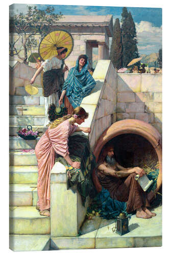 Lerretsbilde Diogenes