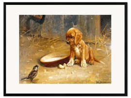 Framed art print The Uninvited Guest