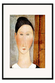 Gerahmter Kunstdruck Kopf des Mädchens
