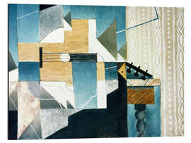 Magnettafel Gitarre auf einem Tisch