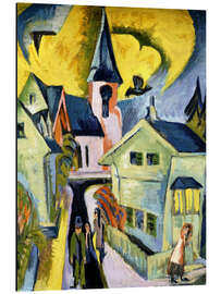 Magnettafel Königstein mit roter Kirche