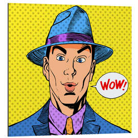 Magnettafel Erstaunen