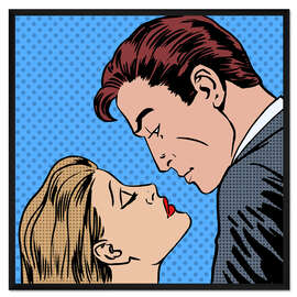 Gerahmter Kunstdruck Zuneigung