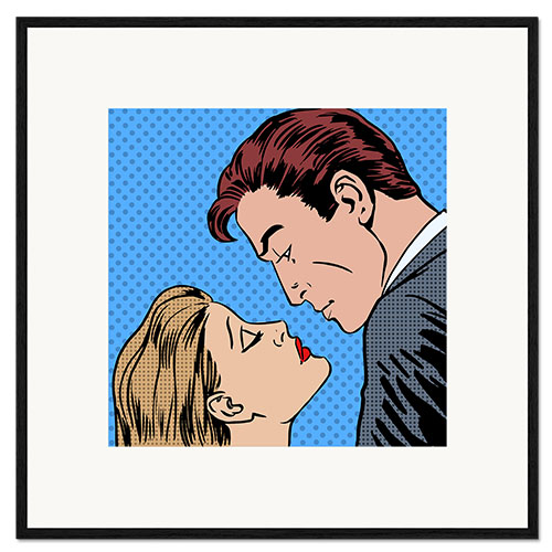 Innrammet kunsttrykk Affection