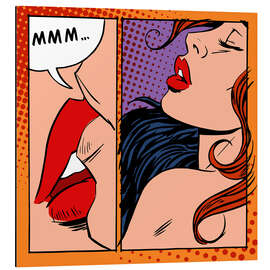 Magnettafel Sinnlicher Kuss