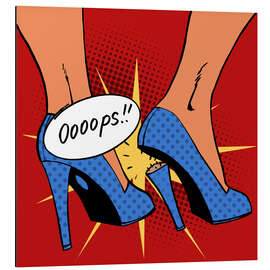 Magnettafel Gebrochender Absatz