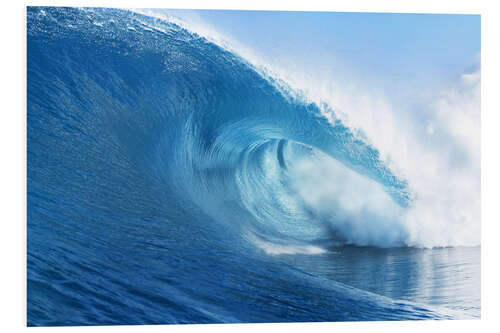 Foam board print Blue Ocean Wave