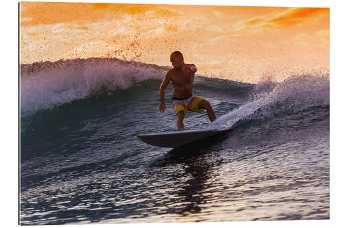 Galleritryk Surfer on Amazing Wave