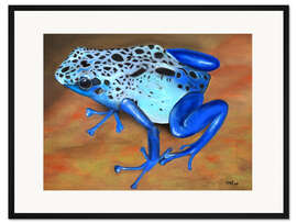 Gerahmter Kunstdruck Pfeilgiftfrosch