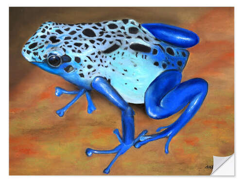 Wall sticker poison dart frog