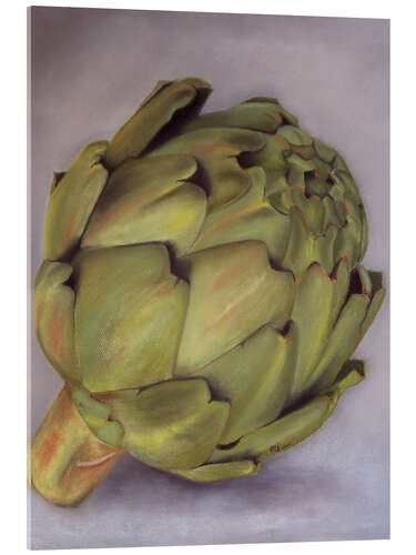 Acrylic print artichoke