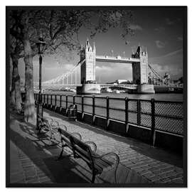 Gerahmter Kunstdruck LONDON Tower Bridge